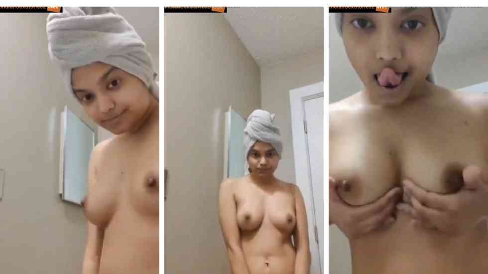 Nude bathroom Instagram photo in sex mms