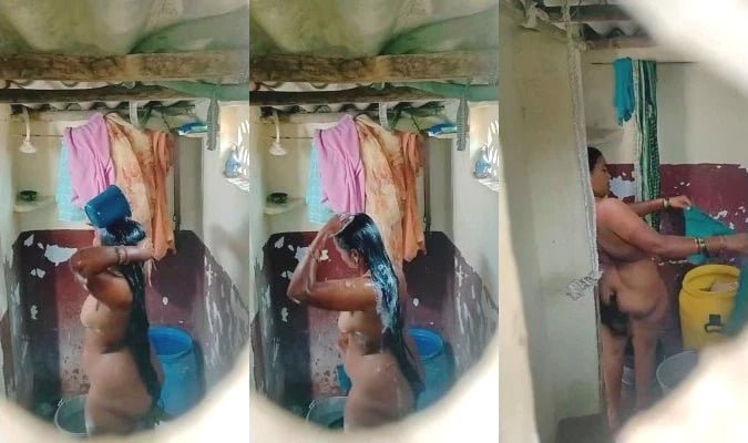 Desi Aunty Bathing viral mms xxx