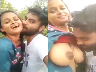 Bhabi Sex Video of Lover Romance and Boobs Sucking