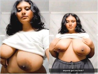 Indian Girl Viral Sex MMS of Romance and Boobs Pressing 