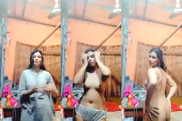 Cute Desi Girl Striping and Dancing viral mms sex