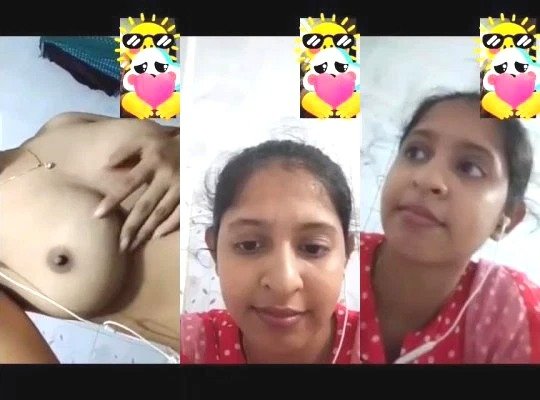 Horny Desi Girl Shows Boobs On VC desi sex mms